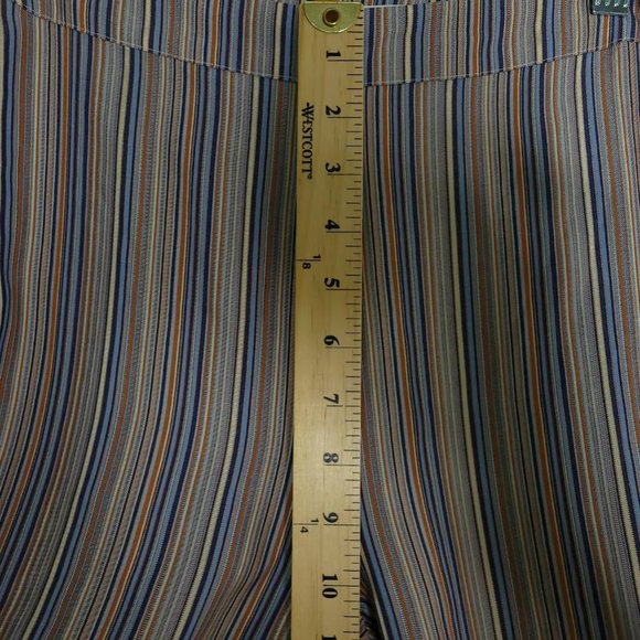 Samsoe & Samsoe Womens Palazzo Pants Elina Trousers Multicolor Stripe XS New - Picture 5 of 11